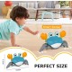 KLQQLK Crawling Crab Baby Toy| Infant Tummy Time Toys 3 4 5 6 7 8 9 10 11 12 Babies Boy 3-6 6-12 Learning Crawl 9-12 12-18 Walking Toddler 36 Months Old Music Development Interactive Birthday Gift KLQQLK Crawling Crab Baby Toy| Infant Tummy Time Toys 3 4 5 6 7 8 9 10 11 12 Babies Boy 3-6 6-12 Learning Crawl 9-12 12-18 Walking Toddler 36 Months Old Music Development Interactive Birthday Gift