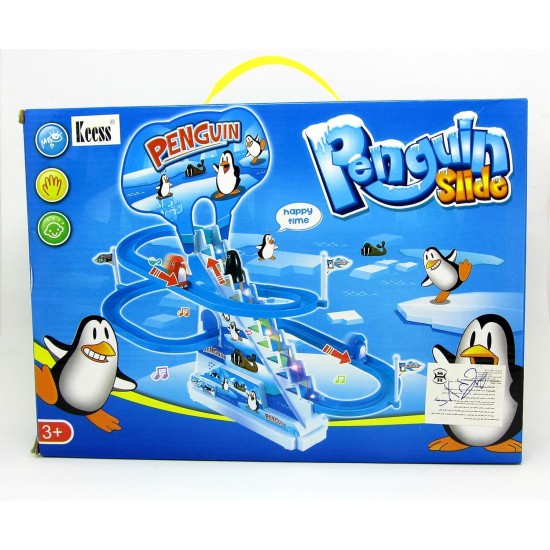 Penguin Flying Game And Sliding With Amusing Music And Light For Kids - Multi Color