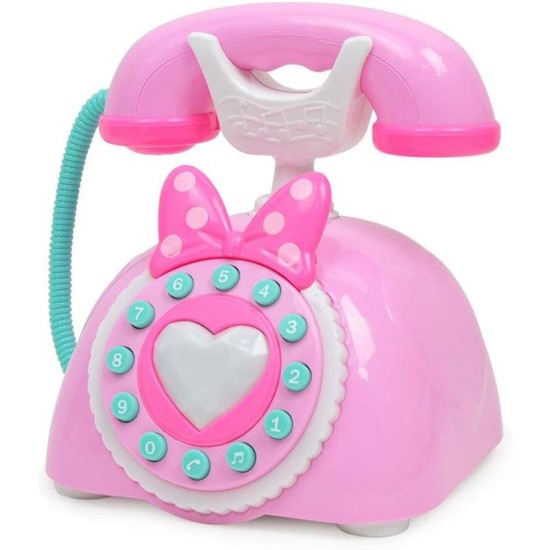 RANRANJJ Music Telephone Toy for 12-36 Month Boy Girl Kids-Best Christmas Birthday Gift (Color : Pink) RANRANJJ Music Telephone Toy for 12-36 Month Boy Girl Kids-Best Christmas Birthday Gift (Color : Pink)