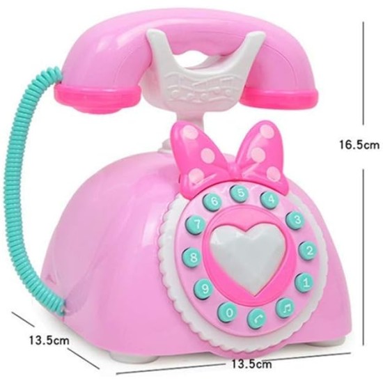 RANRANJJ Music Telephone Toy for 12-36 Month Boy Girl Kids-Best Christmas Birthday Gift (Color : Pink) RANRANJJ Music Telephone Toy for 12-36 Month Boy Girl Kids-Best Christmas Birthday Gift (Color : Pink)