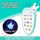 zest 4 toyz Mobile Phone Toys for Kids Smart Phone Cordless Feature Rabbit Mobile Musical Sound Toys with Smart Light Battery Operated Birthday Gifts for Girls Boys (Pack of 1 )Battery Included