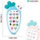 zest 4 toyz Mobile Phone Toys for Kids Smart Phone Cordless Feature Rabbit Mobile Musical Sound Toys with Smart Light Battery Operated Birthday Gifts for Girls Boys (Pack of 1 )Battery Included