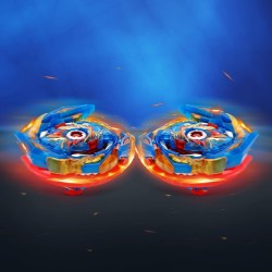 BattlingTops,Burst Superking,Spinning Tops Set Right,Custom Launcher LR Left Right Spin,Gyroscope Gyro Novelty Toys Set for Kids Children Nice Gift (B163)