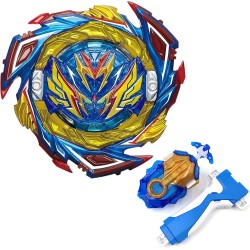 Bey Battling Tops Burst Dynamite Battle B-187 Savior Valkyrie.Sh-7 with Bey Blade Launcher Grip Right Spin DB Layer System Gyro Toys Set for Kids Children Boys