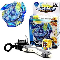 HAPPYTOYS Beyblade Metal Funsion 4D With Launcher Spinning Top Classic Toy Fighting Gyro,Blue