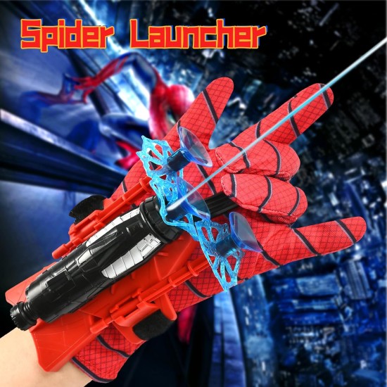 Niumowang Spider Launcher Glove, Kids Spider Hero Gloves, Spiderman Toy Glove, Spiderman Web Shooter, Launcher Toy, Wrist Toy Set, Cosplay Glove Launcher Niumowang Spider Launcher Glove, Kids Spider Hero Gloves, Spiderman Toy Glove, Spiderman Web Shooter, Launcher Toy, Wrist Toy Set, Cosplay Glove Launcher