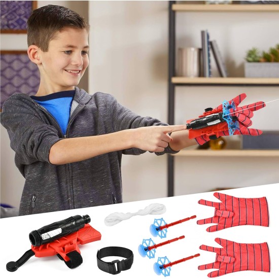 Niumowang Spider Launcher Glove, Kids Spider Hero Gloves, Spiderman Toy Glove, Spiderman Web Shooter, Launcher Toy, Wrist Toy Set, Cosplay Glove Launcher Niumowang Spider Launcher Glove, Kids Spider Hero Gloves, Spiderman Toy Glove, Spiderman Web Shooter, Launcher Toy, Wrist Toy Set, Cosplay Glove Launcher