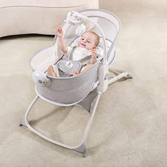 Fantastic-Kids-Toys 6 in 1 Baby Bassinet, Adjustable Backrest, Portable Mini Crib, Baby Crib, Bedside Crib, Bassinet for Adults, Rocking Bed for Baby Calming (08463) Fantastic-Kids-Toys 6 in 1 Baby Bassinet, Adjustable Backrest, Portable Mini Crib, Baby Crib, Bedside Crib, Bassinet for Adults, Rocking Bed for Baby Calming (08463)
