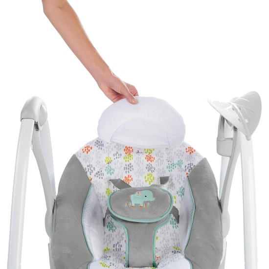 Ingenuity Convert Me Portable Swing with Attached Toys - (Silver and White) Ingenuity Convert Me Portable Swing with Attached Toys - (Silver and White)