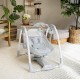 Ingenuity Convert Me Portable Swing with Attached Toys - (Silver and White) Ingenuity Convert Me Portable Swing with Attached Toys - (Silver and White)