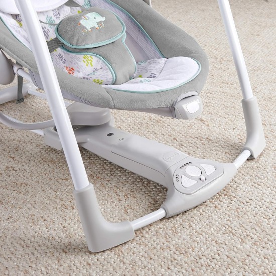Ingenuity Convert Me Portable Swing with Attached Toys - (Silver and White) Ingenuity Convert Me Portable Swing with Attached Toys - (Silver and White)