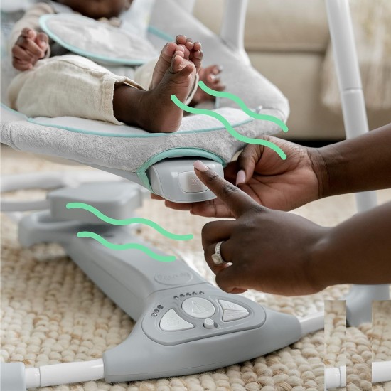 Ingenuity Convert Me Portable Swing with Attached Toys - (Silver and White) Ingenuity Convert Me Portable Swing with Attached Toys - (Silver and White)