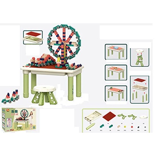 Building board game with chair and block blocks 167 pieces multifunctional unisex Building board game with chair and block blocks 167 pieces multifunctional unisex
