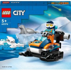 LEGO® City Arctic Explorer Snowmobile 60376 Building Toy Set (70 Pieces)