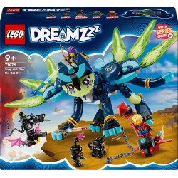 LEGO® DREAMZzz™ Zoey and Zian the Cat-Owl 71476 Building Blocks Toy Set; Toys for Boys, Girls, and Kids (437 Pieces)