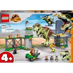 LEGO® Jurassic World T. rex Dinosaur Breakout 76944 Building Kit (140 Pieces)