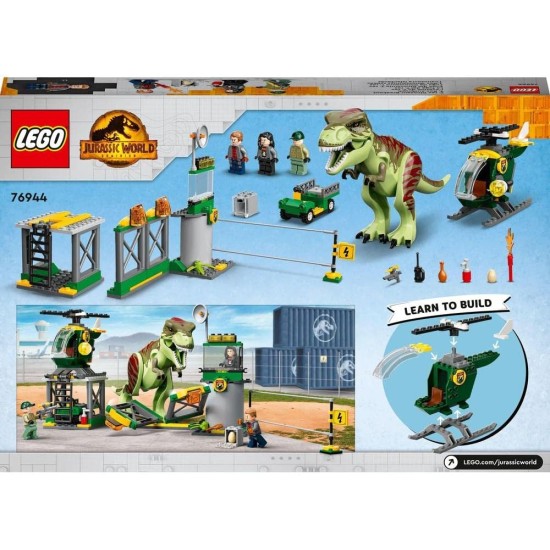 LEGO® Jurassic World T. rex Dinosaur Breakout 76944 Building Kit (140 Pieces)