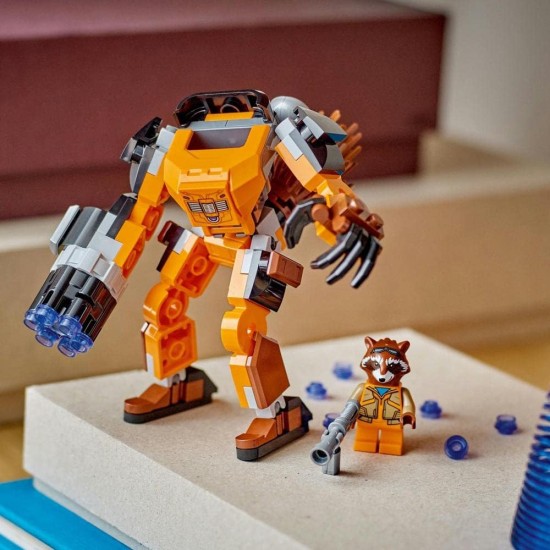 LEGO® Marvel Rocket Mech Armour 76243 Building Toy Set (98 Pieces) LEGO® Marvel Rocket Mech Armour 76243 Building Toy Set (98 Pieces)