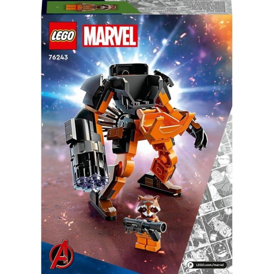 LEGO® Marvel Rocket Mech Armour 76243 Building Toy Set (98 Pieces) LEGO® Marvel Rocket Mech Armour 76243 Building Toy Set (98 Pieces)