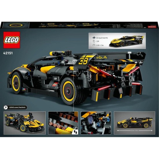 LEGO® Technic™ Bugatti Bolide 42151 Building Toy Set (905 Pieces)