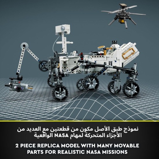 LEGO® Technic™ NASA Mars Rover Perseverance 42158 Building Toy Set (1,132 Pieces)