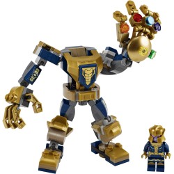 LEGO 76141 Kid's Marvel Avengers Thanos Mech Building Toy with Mech Figure Thanos Minifigure (152 Pieces)