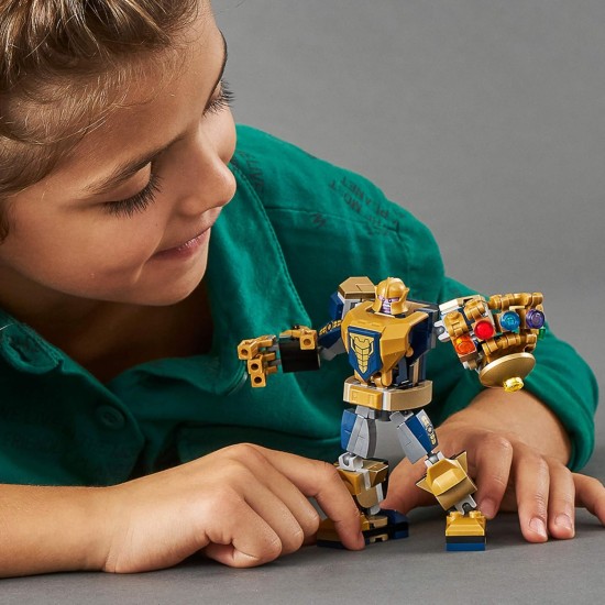 LEGO 76141 Kid's Marvel Avengers Thanos Mech Building Toy with Mech Figure Thanos Minifigure (152 Pieces) LEGO 76141 Kid's Marvel Avengers Thanos Mech Building Toy with Mech Figure Thanos Minifigure (152 Pieces)