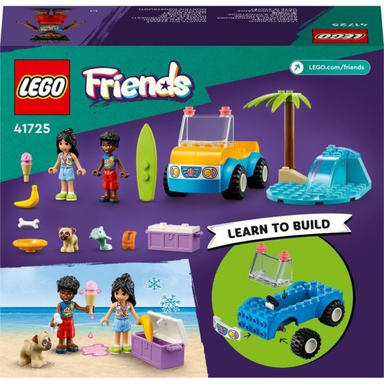 LEGO® Friends Beach Buggy Fun 41725 Building Toy Set (61 Pieces)