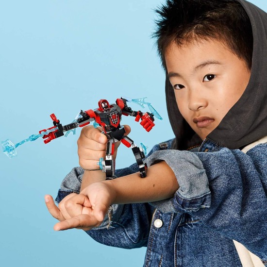LEGO Marvel Spider-Man Miles Morales Mech Armor 76171 Collectible Construction Toy, New 2021 (125 Pieces) LEGO Marvel Spider-Man Miles Morales Mech Armor 76171 Collectible Construction Toy, New 2021 (125 Pieces)
