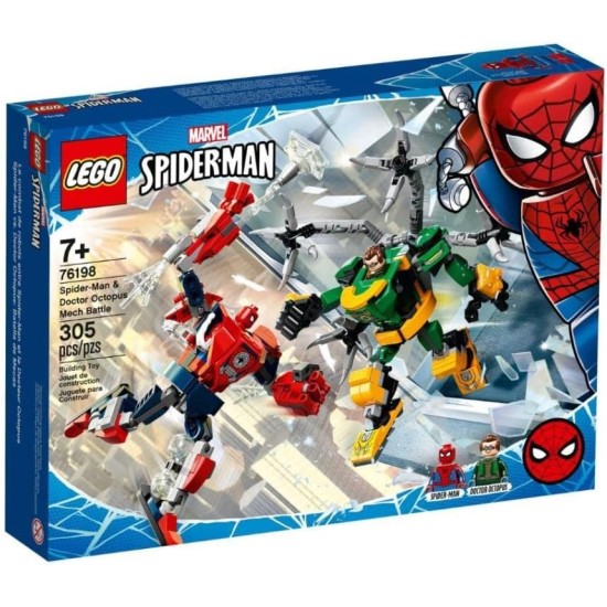 LEGO® Marvel Spider-Man: Spider-Man & Doctor Octopus Mech Battle 76198 Building Kit (305 Pieces) LEGO® Marvel Spider-Man: Spider-Man & Doctor Octopus Mech Battle 76198 Building Kit (305 Pieces)