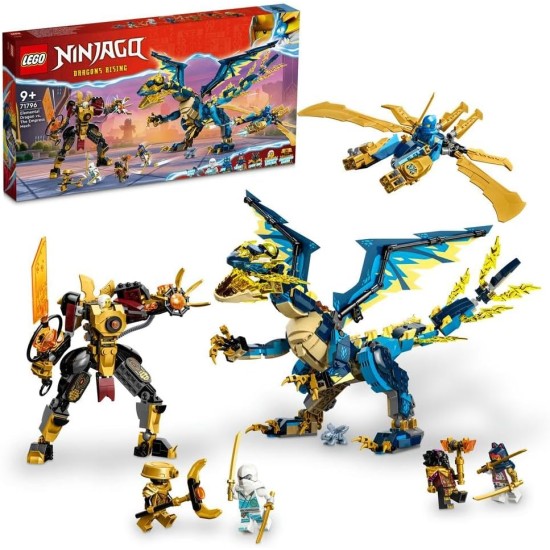 LEGO® NINJAGO® Elemental Dragon vs. The Empress Mech 71796 Building Toy Set (1,038 Pieces) LEGO® NINJAGO® Elemental Dragon vs. The Empress Mech 71796 Building Toy Set (1,038 Pieces)