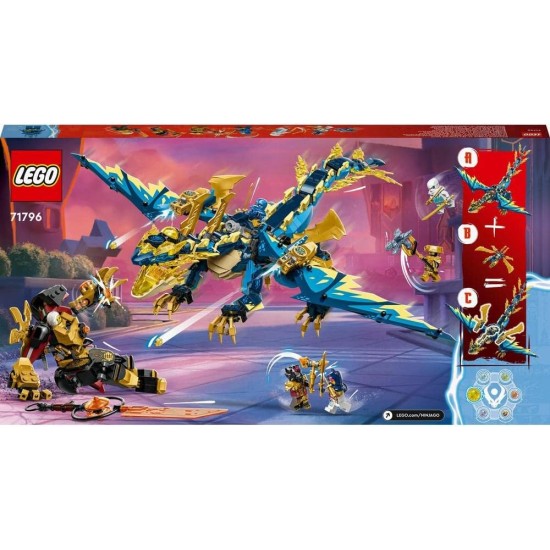 LEGO® NINJAGO® Elemental Dragon vs. The Empress Mech 71796 Building Toy Set (1,038 Pieces) LEGO® NINJAGO® Elemental Dragon vs. The Empress Mech 71796 Building Toy Set (1,038 Pieces)