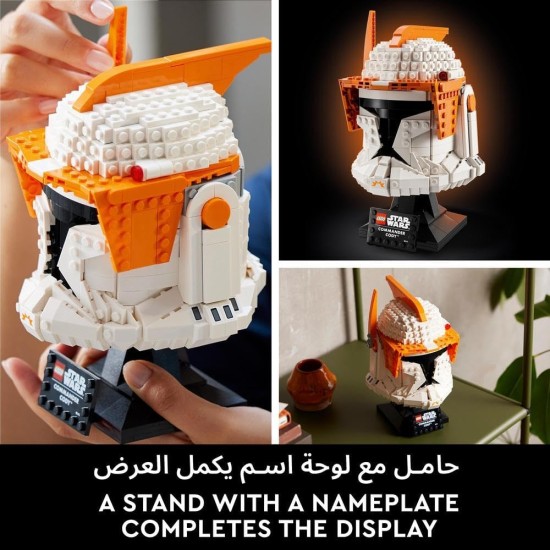 LEGO® Star Wars™ Clone Commander Cody™ Helmet 75350 Building Kit for Adults; Collectible, Brick-Built Memorabilia for Display; Fun Gift Idea for Fans (776 Pieces) LEGO® Star Wars™ Clone Commander Cody™ Helmet 75350 Building Kit for Adults; Collectible, Brick-Built Memorabilia for Display; Fun Gift Idea for Fans (776 Pieces)
