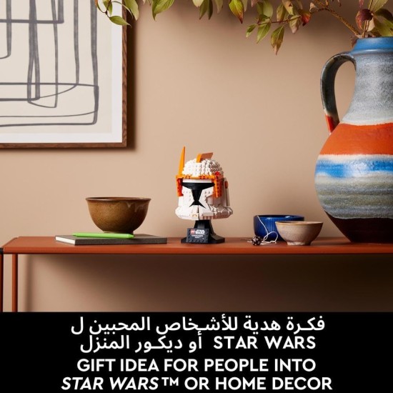 LEGO® Star Wars™ Clone Commander Cody™ Helmet 75350 Building Kit for Adults; Collectible, Brick-Built Memorabilia for Display; Fun Gift Idea for Fans (776 Pieces) LEGO® Star Wars™ Clone Commander Cody™ Helmet 75350 Building Kit for Adults; Collectible, Brick-Built Memorabilia for Display; Fun Gift Idea for Fans (776 Pieces)