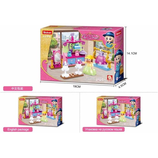 Sluban m38-b0903 103-piece village boutique 6+ years Sluban m38-b0903 103-piece village boutique 6+ years