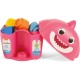 Clementoni soft clemmy baby shark 6 soft block bucket- assorted colors Clementoni soft clemmy baby shark 6 soft block bucket- assorted colors