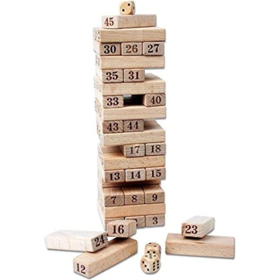 Generic Wood building blocks stacker game Generic Wood building blocks stacker game