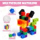 HOTUT 100 Pcs Maths Cubes with 10 Colours, Linking Cubes, Early Years Maths Learning, Magic Counting Blocks, Counting Block Set for School and Home - 2 CM HOTUT 100 Pcs Maths Cubes with 10 Colours, Linking Cubes, Early Years Maths Learning, Magic Counting Blocks, Counting Block Set for School and Home - 2 CM