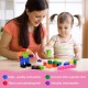 HOTUT 100 Pcs Maths Cubes with 10 Colours, Linking Cubes, Early Years Maths Learning, Magic Counting Blocks, Counting Block Set for School and Home - 2 CM HOTUT 100 Pcs Maths Cubes with 10 Colours, Linking Cubes, Early Years Maths Learning, Magic Counting Blocks, Counting Block Set for School and Home - 2 CM