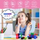 HOTUT 100 Pcs Maths Cubes with 10 Colours, Linking Cubes, Early Years Maths Learning, Magic Counting Blocks, Counting Block Set for School and Home - 2 CM HOTUT 100 Pcs Maths Cubes with 10 Colours, Linking Cubes, Early Years Maths Learning, Magic Counting Blocks, Counting Block Set for School and Home - 2 CM