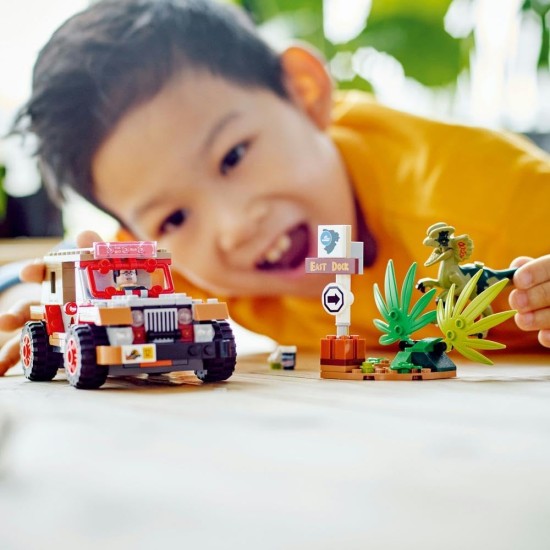 LEGO® Jurassic World Dilophosaurus Ambush 76958 Building Toy Set; Fun Playset for Kids Who Love Dinosaurs and Cars; Gift Idea for Ages 6 and up (211 Pieces) LEGO® Jurassic World Dilophosaurus Ambush 76958 Building Toy Set; Fun Playset for Kids Who Love Dinosaurs and Cars; Gift Idea for Ages 6 and up (211 Pieces)
