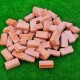 Mini Bricks for Masonry - Building Bricks - 1 Small Building Rulers - Building Mix - 100 Pcs Real Red Bricks