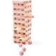 Wood Building Wooden Tower Blocks Toy Domino Stacker Board Game Family/Party Funny Extract Building Blocks Game(one year gurantee) (one year warranty)