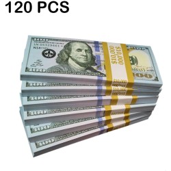 HONGECB Prop Money Copy Money, Toy Bills, Film Play Toy Fake Money, Money Toy Dollars, Dollars Old Style Money to Play, for Learning, DIY, Cosplay, 120 Pieces 100$