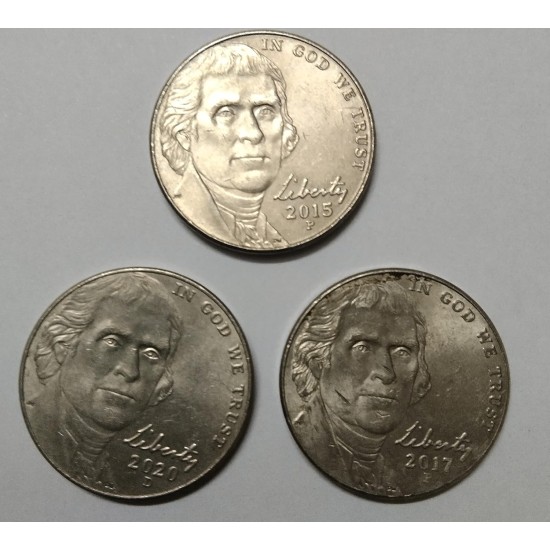 US Coin 5 Cents Collection US Coin 5 Cents Collection