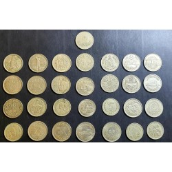 Vintage 70's Edition Coin Set of 10 Collectible Keepsake Coins