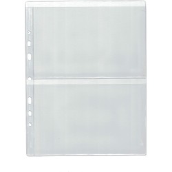 10 Pieces Bill Album Pages, Collecting Binder Pockets with 3 Hole Binder Free Paper