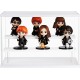 Acrylic Display Case, Clear Display Storage Box Countertop Cube, 3 Tiers with 2 Removable Ladder Shelves Dustproof Protection Showcase for Action Figures, Any Toys, Collectibles - 12.4x7x8.6in