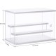 Acrylic Display Case Stand Funko Pop Display Case with 2 Ladder Shelves Clear Dustproof Protection Storage Display Box for Collectibles, Action Figures, Miniature Figurines, White (12.4x7x8.6in) Acrylic Display Case Stand Funko Pop Display Case with 2 Ladder Shelves Clear Dustproof Protection Storage Display Box for Collectibles, Action Figures, Miniature Figurines, White (12.4x7x8.6in)