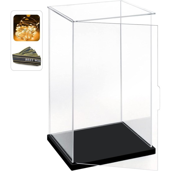 Acrylic Display Case for Model Cars, Figures, Collectibles with Silk Ribbon (20 x 15 x 30 cm) Acrylic Display Case for Model Cars, Figures, Collectibles with Silk Ribbon (20 x 15 x 30 cm)